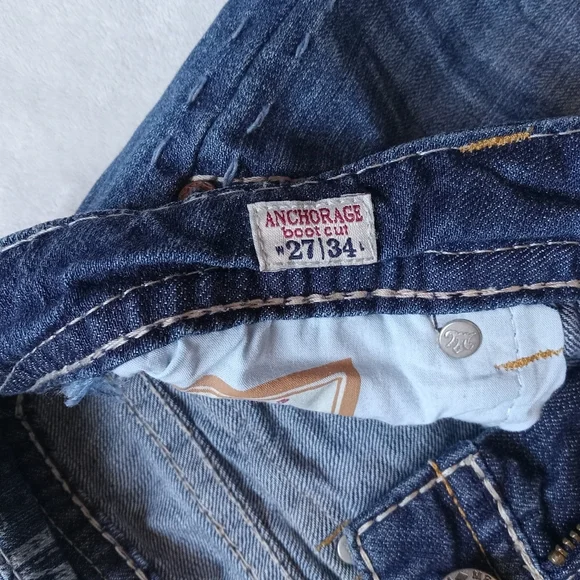 MEK Denim Anchorage Lowrise Bootcut Jeans size 27 - Picture 8 of 8